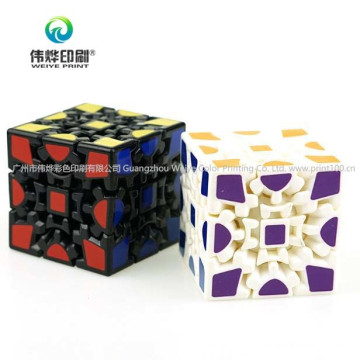 3 X 3 X 3 Gears Rotate Puzzle Sticker Adults Child′s Educational Toy Maggic Cube